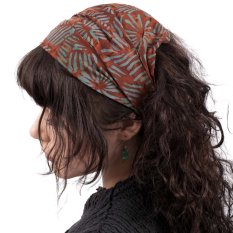 Čelenka BALI BATIK hnědá I.