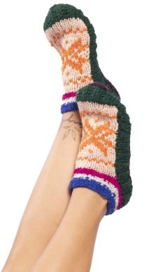 Pletené papučky IV.