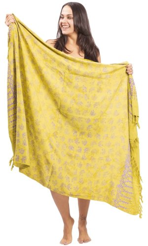 Sarong BALI BATIK zelený IX.