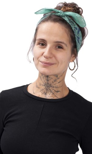 BANDANA GAJRAJ šátek zelený III.