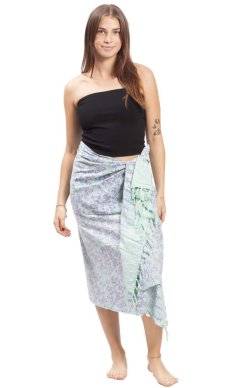 Sarong BALI BATIK zielony XVIII.