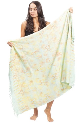 Sarong BALI BATIK zelený VII.