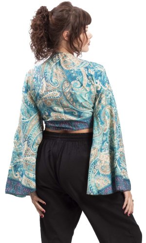 Bolerko GITA s dlouhým rukávem modré IV.