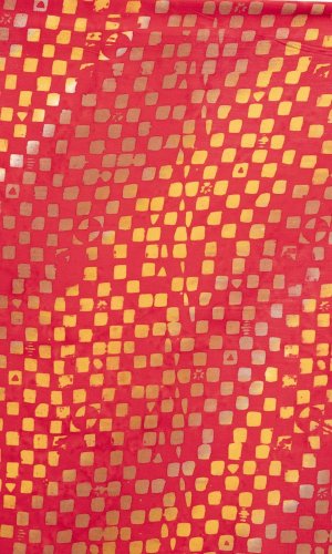 Sarong BALI BATIK czerwony XIV.