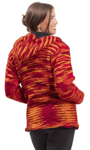 Pletená bunda MARLED oranžová