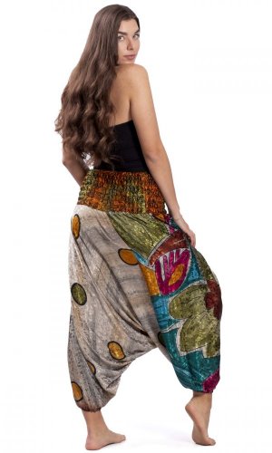 Harémové kalhoty / Sultánky KALYANI multicolor