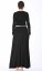Dlhá teplá sukňa Tassel čierna - Veľkosť: S/M