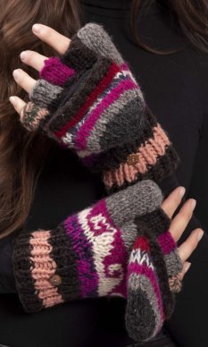 Vlnené prezliekacie rukavice XXIX.