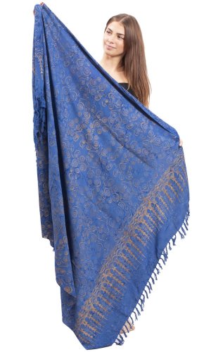 Sarong BALI BATIK niebieski XXVI.