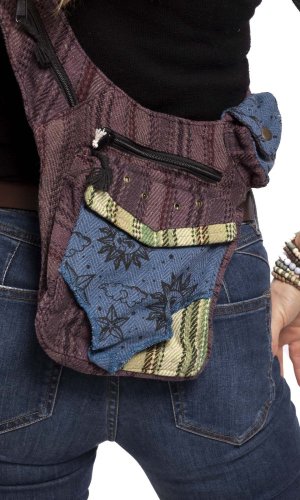 Crossbody taška / ledvinka SURI fialová III.