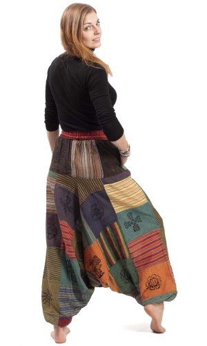 Patchworkowe szarawary KANTHA