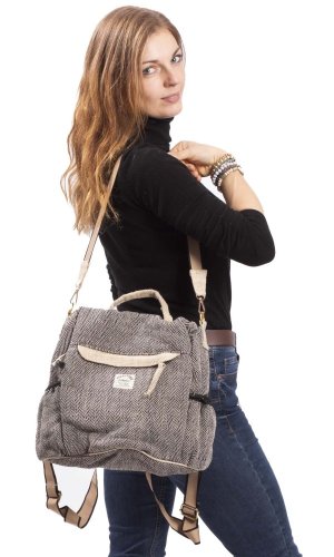 Batoh 2v1 VANYA černo-bílý I.