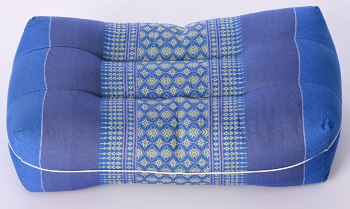 Poduszka do medytacji kwadratowa niebieska