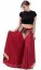 Kolová kalhotová sukně PARIPA červená