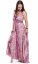 Długa sukienka DARJA różowo-fioletowa