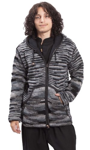 Kurtka dzianinowa MARLED szara - Rozmiar: M