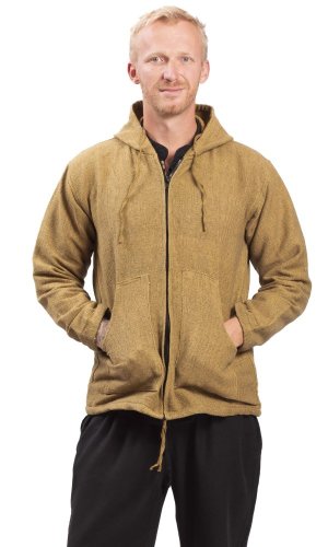 Bunda s kapucí NEPA okrová