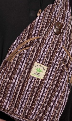 Batoh AMIT CROSSBODY hnědá