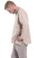 Košile Nepál / ETNO KURTA tmavě béžová BOHO