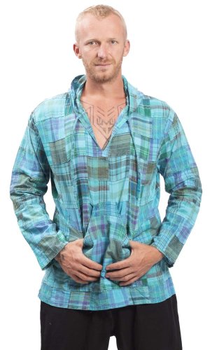 Koszula KAPURI niebieski II. - Rozmiar: M