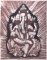 Látkový obrázek GANESHA VIII.