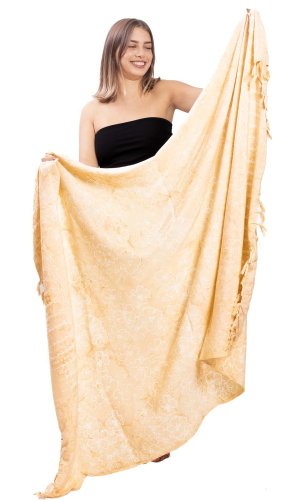 Sarong BALI BATIK béžový IV.