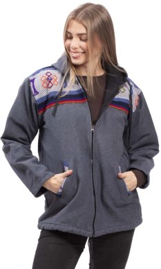 Teplá bunda VIKRAM siva XII.