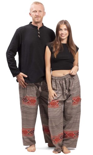 Ciepłe spodnie BIHAR FREE beżowe