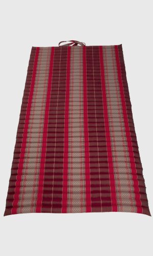 Futon rolovací / šírka 120 cm / bordó-červený III.