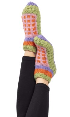 Pletené papučky III.