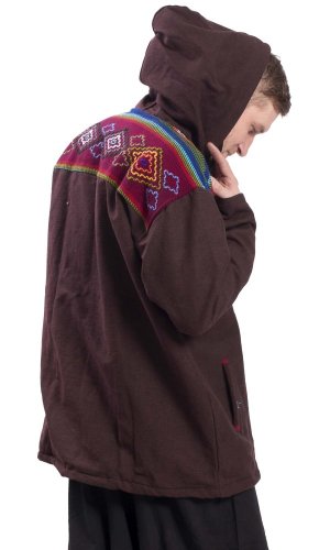 Ciepła kurtka męska VIKRAM brązowa III. - Rozmiar: XL