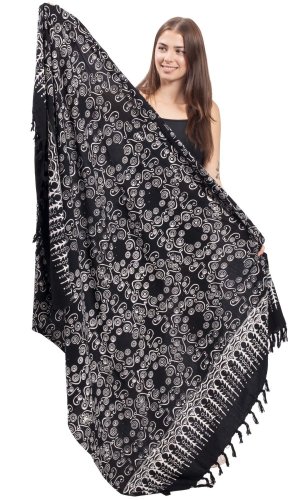 Sarong BALI BATIK černý I.