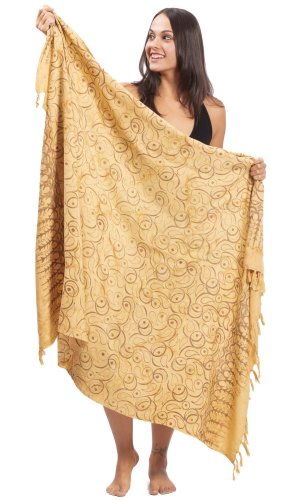 Sarong BALI BATIK béžový XII.
