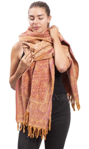 Šála GARAM starorůžová I.