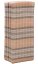 Futon skládací Comfort oranžovo-zelený / 120 cm
