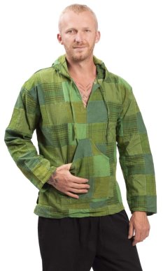 Košile KAPURI zelená II.