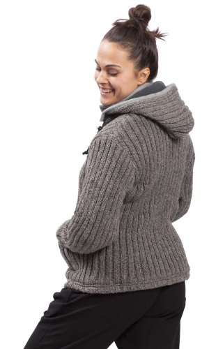 Kurtka dzianinowa PAHARI szara