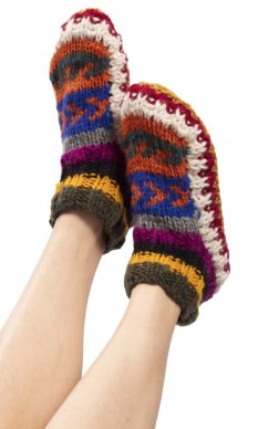 Dziergane kapcie XXVII.