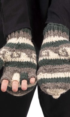 Vlněné převlékací rukavice XXX.