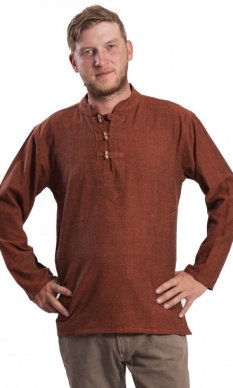 Koszula indyjska / ETNO KURTA rdzawa