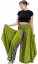 Kolesová nohavicová sukňa PARIPA zelená III.