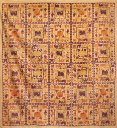 Mandala duża ORIENT ochra I.