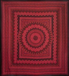Mandala duża YANTRA czerwony I.