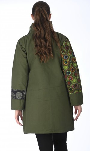 Dámský kabát Parvati zelený