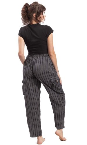 Kalhoty CLASSIC STRIPES černá I.