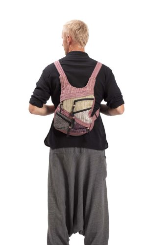 Batoh ETNO multipocket světlý XII.