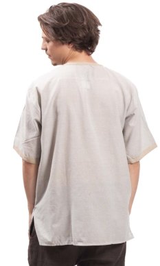 Košile / ETNO KURTA MILDRIM s krátkým rukávem šedá I.