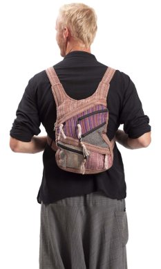 Batoh ETNO multipocket svetlá XIV.