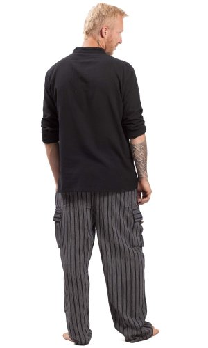 Kalhoty CLASSIC STRIPES černá I.