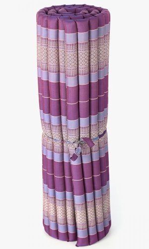 Futon rolowany fioletowy / szerokość 120 cm